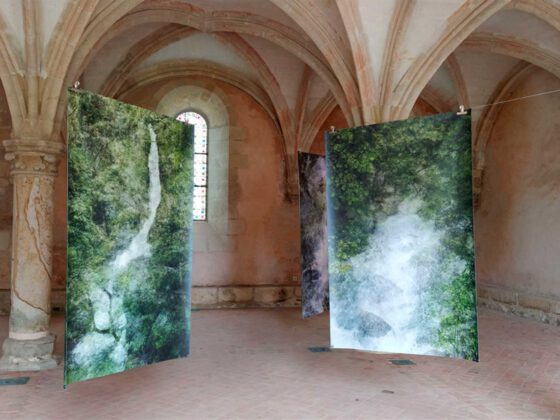 Les photos accrochées sont de Kim Boske