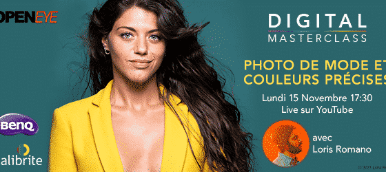 OpenEye vous invite à la Digital Master Class “ Photo de mode et Couleurs précises “