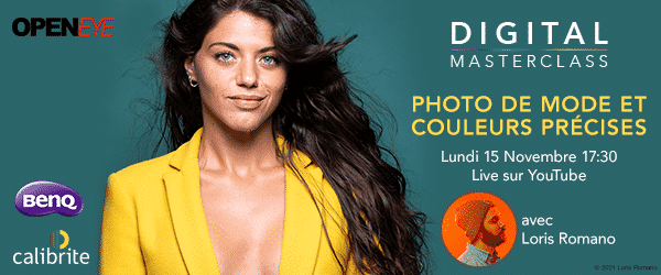 OpenEye vous invite à la Digital Master Class “ Photo de mode et Couleurs précises “
